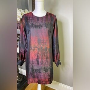 Anthro Hutch Long Sleeve Ombre Shift Dress NWT 6